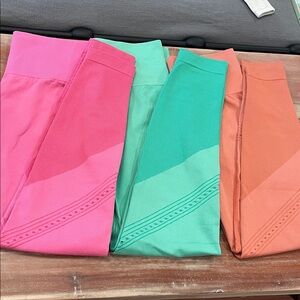Target Pink, Green, and Orange Leggings